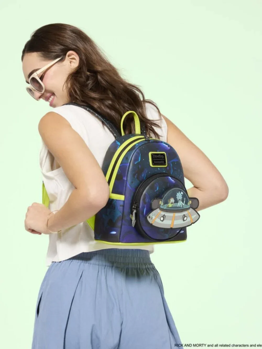 Loungefly Rick and Morty Glow Mini Backpack (NEW/SEALED)
